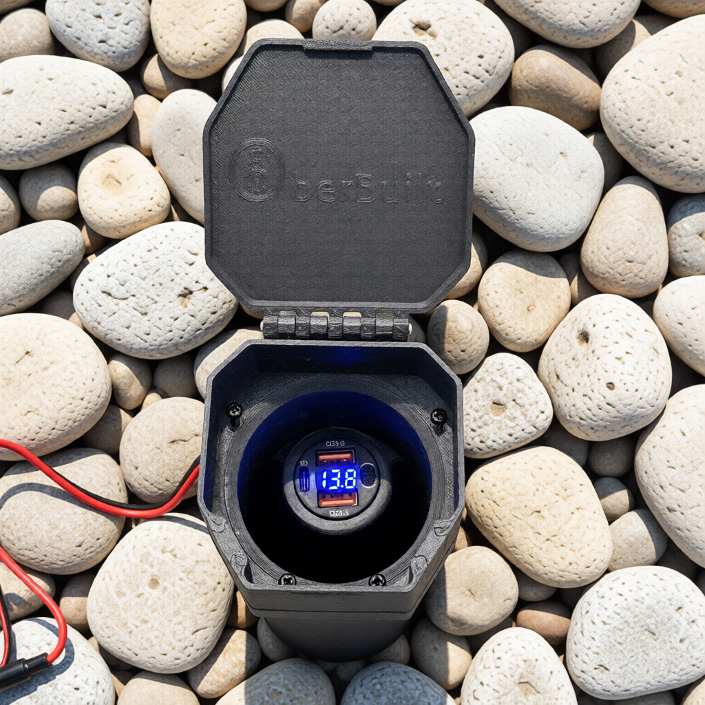 KLR650 USB charger